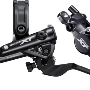 Tárcsafék Szett Shimano Első Komplett XT BlM8100(L) BrM8100(F)W 1000Mm-Es Fékcső Fémes Fékbetét (2 ujjas kialakítás) Csak ma