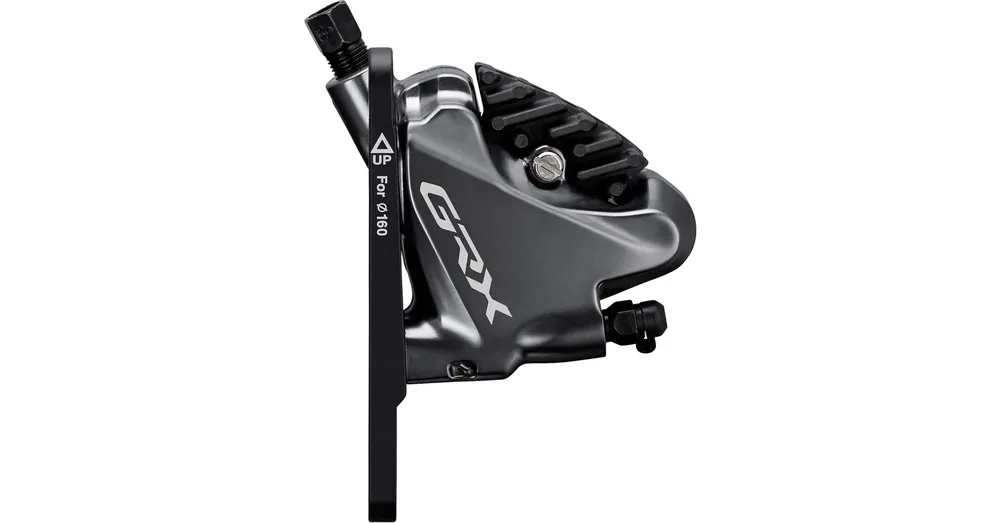 Féknyereg hidraulikus SHIMANO GRX gravel tárcsafékhez gyantás/hűtőbordás betéttel BR-RX810 első Expressz kézbesítés