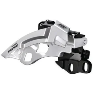 Legnépszerűbb Shimano Deore FD-M610-E MTB első váltó, AH-FH, E-Típusú konzolos, 3x10s, fekete, 42T