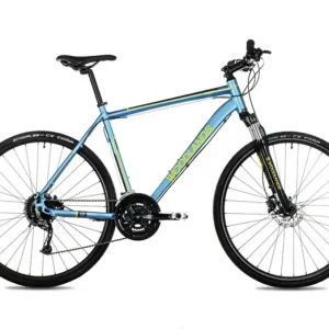 Végkiárusítás Csepel Woodlands cross 700c 28/19 2.1 27sp kék ys2252
