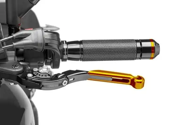 Olcsóbb Clutch lever without adapter PUIG 29ONP extendable folding gold/silver