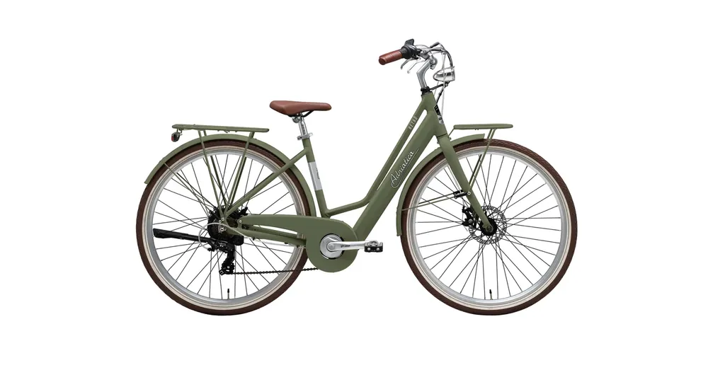 ADRIATICA E-RETRO e-bike női 28" zöld Alacsony ár