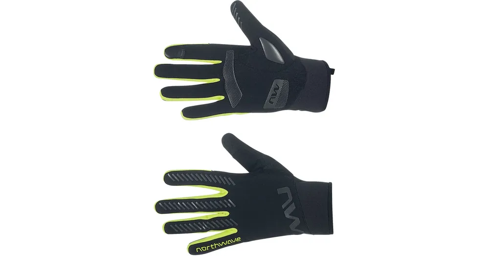 Kesztyű NORTHWAVE téli ACTIVE GEL XXL hosszú, fekete/fluo sárga Bestseller