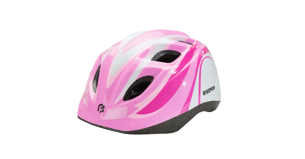 Expressz szállítás Fejvédő BIKEFUN JUNIOR PINK/FEHÉR