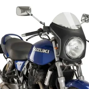 Windshield universal PUIG SEMI-FAIRING 9553H matt black smoke Árcsökkenés