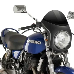 Windshield universal PUIG SEMI-FAIRING 9553N matt black fekete Legkelendőbb