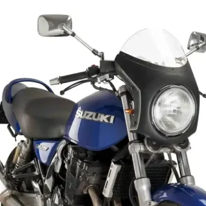 Windshield universal PUIG SEMI-FAIRING 9553W matt black áttetsző Különleges ajánlat