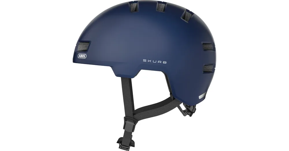 ABUS kerékpáros városi sisak Skurb, ABS, midnight blue, L (58-61 cm) Expressz szállítás