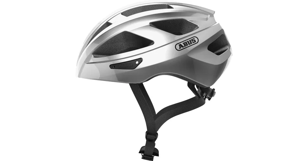 ABUS kerékpáros sport sisak Macator, In-Mold, gleam silver, M (52-58 cm) Árengedmény