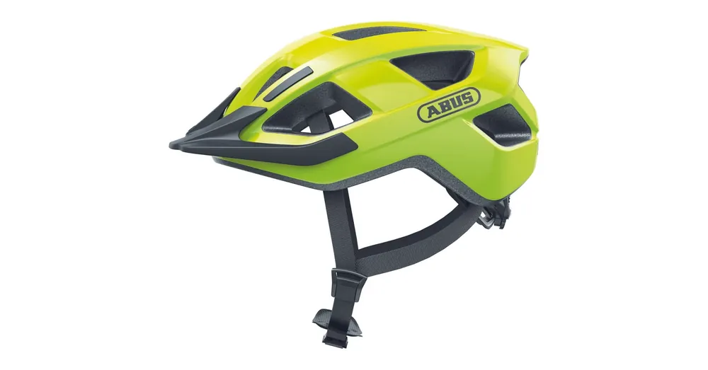 Olcsó ABUS kerékpáros városi sisak Aduro 3.0, In-Mold, signal yellow M (52-58 cm)