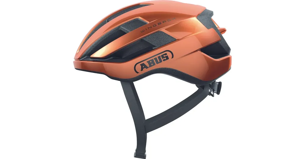 Vedd meg online ABUS kerékpáros sport sisak Wingback, In-Mold, goldfish orange M (54-58 cm)