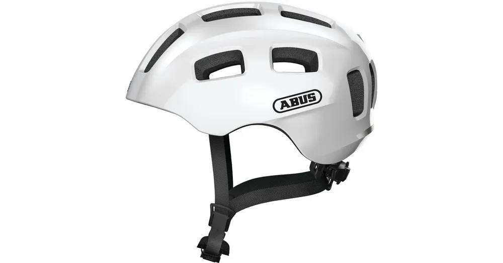 Olcsó ABUS kerékpáros gyerek sisak Youn-I 2.0, In-Mold, pearl white, M (52-57 cm)