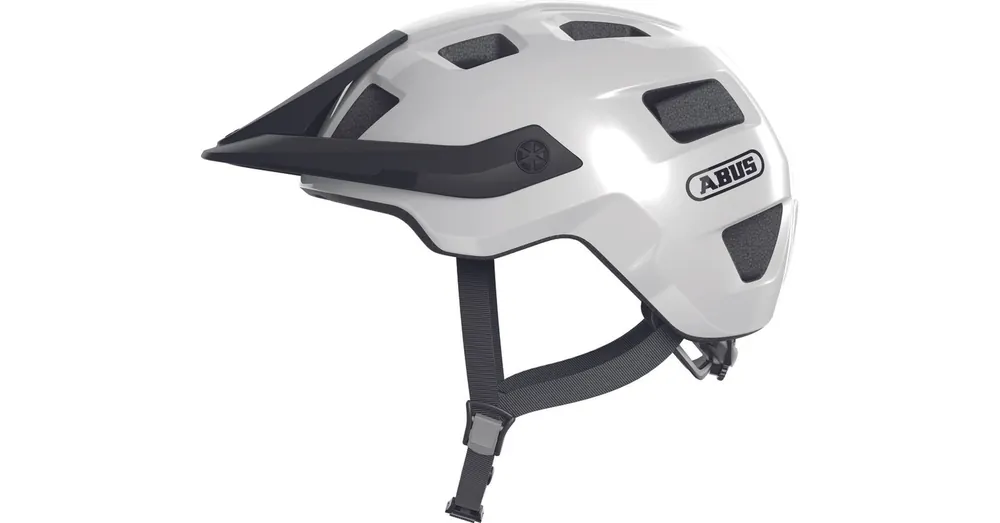 ABUS kerékpáros sport sisak MoTrip, In-Mold, shiny white, M (54-58 cm) Kiárusítás
