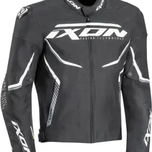 Kedvezményes ár IXON Swinter Sport fekete-fehér motorkerékpár-kabát eladás kiárusítás