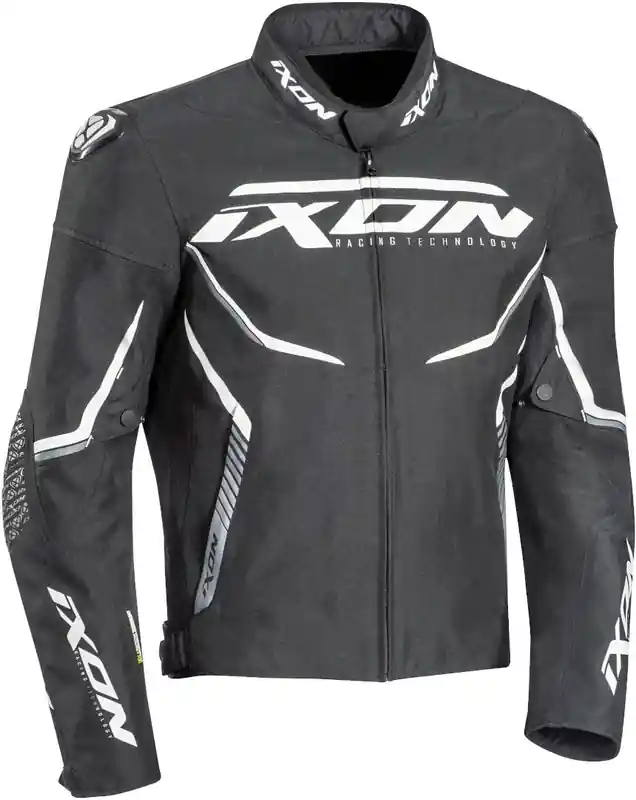 Kedvezményes ár IXON Swinter Sport fekete-fehér motorkerékpár-kabát eladás kiárusítás