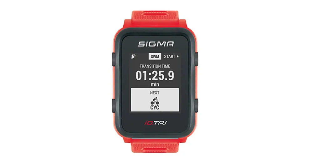 Árcsökkenés Sportóra SIGMA iD TRI neon FLUO PIROS