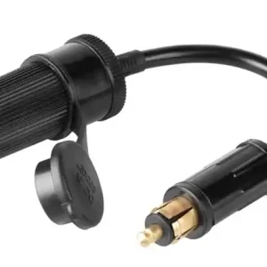 Biztonságos fizetés DIN Interphone adapter kis motorkerékpár-aljzatból autós csatlakozóaljzatba