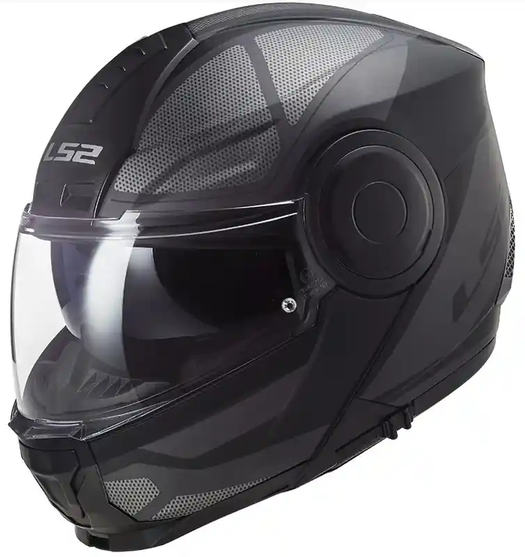 Expressz kézbesítés Felnyitható motoros sisak LS2 FF902 Scope Axis fekete-ezüstszínű