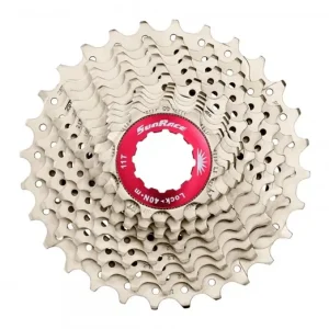 Expressz kézbesítés Sunrace CSRX1 11 sebességes fogaskeréksor 11-32 ezüst-piros
