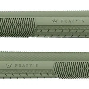 Azonnali szállítás Peaty‘s Monarch Pro Knurl bilincses gumi markolat, 138 mm, vastag, világoszöld (mint)