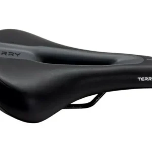 Expressz kézbesítés Terry Fisio Flex Gel Max női komfort nyereg, 258x183 mm, anatómikus, fekete-szürke