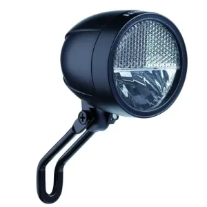 Büchel Urban dinamós LED első lámpa, kapcsolóval, 20 LUX, fekete Prémium