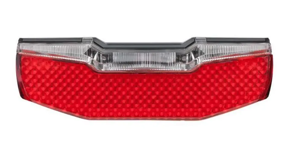 Nézd meg most Axa Blueline Steady dinamós LED hátsó lámpa csomagtartóra, állófény funkcióval, 50 mm OEM csomagolás