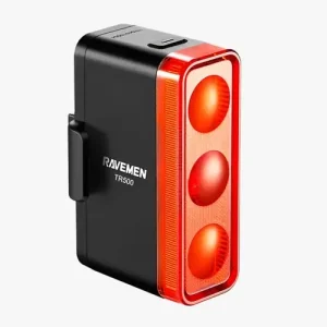 Rendeld meg most Ravemen TR500 USB-ről tölthető LED-es hátsó lámpa, 500 lumen, fekete