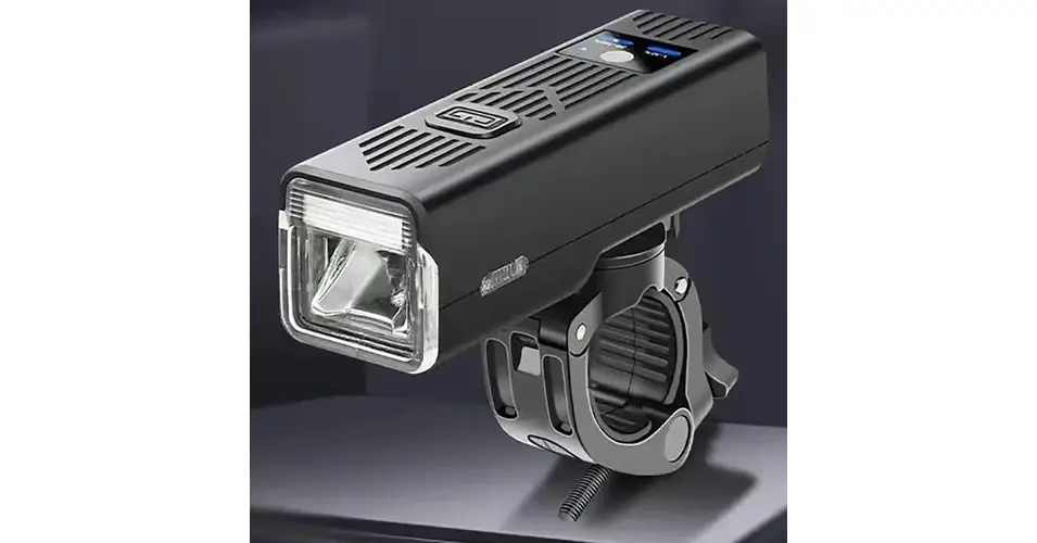 Spyral első lámpa / elektromos duda, 400 lumen, USB-ről tölthető, fekete Alacsony ár