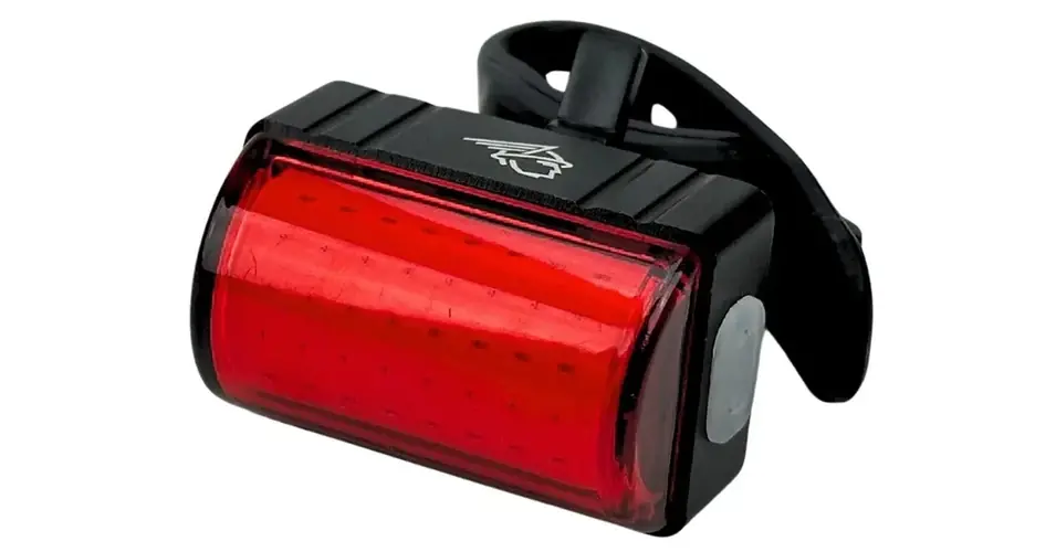 Velotech PRO Halfdom LED-es USB-ről tölthető hátsó lámpa nyeregcsőre Gyors szállítás