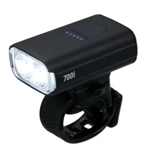 Akció BBB BLS-262i NanoStrike 700i USB-ről tölthető első lámpa, gumipántos, 700 lumen, fekete
