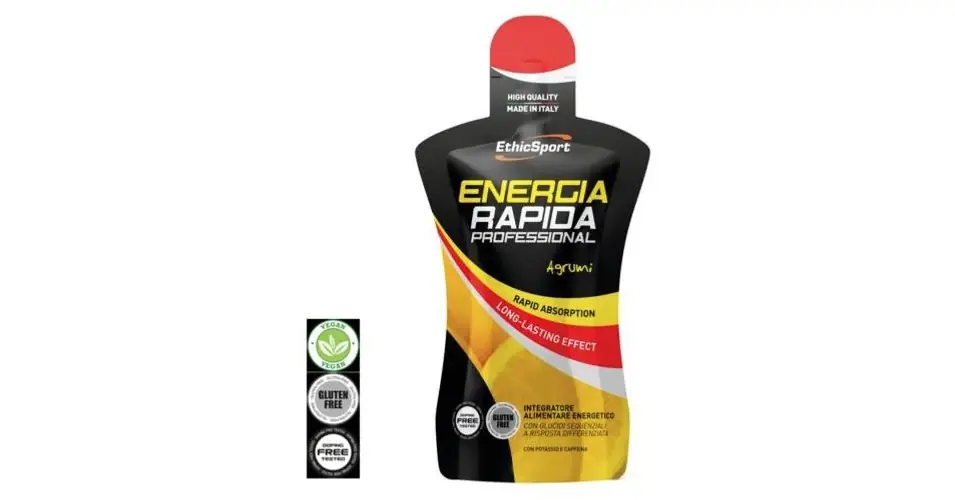 EthicSport Energia Rapida Professional folyékony zselé (gél), 60g, citrus ízű Vedd meg most