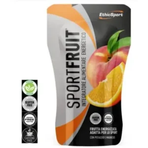 Azonnal elérhető EthicSport Sport Fruit gyümölcs sűrítmény, 42g, narancs-barack ízű