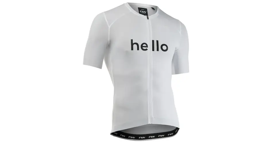 Korlátozott ajánlat Northwave Blade Hello Goodbye férfi rövid ujjú mez, fehér, XL-es méret