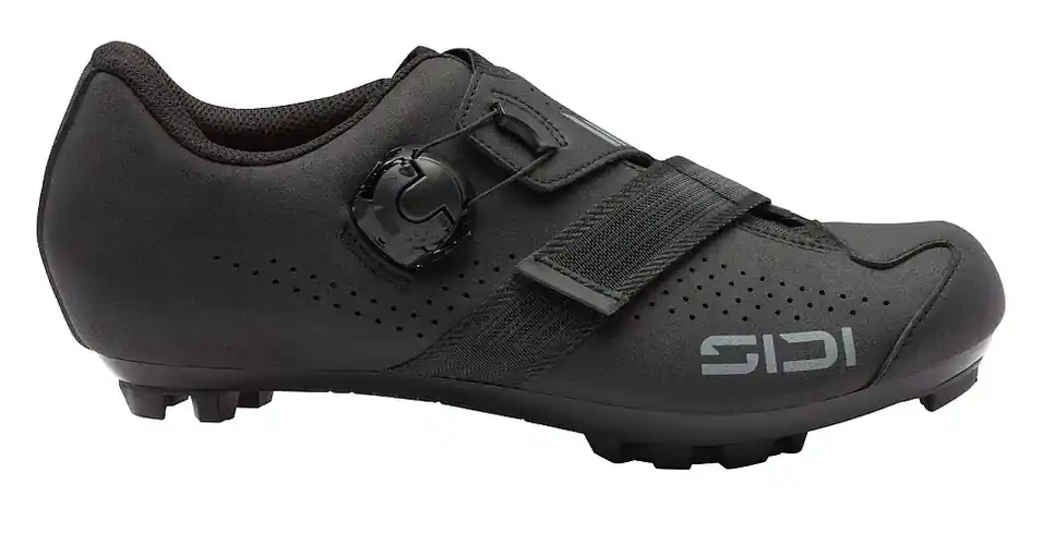 Vásárlói kedvenc Sidi Aertis Mega MTB SPD kerékpáros cipő, széles (Wide), fekete, 43-as