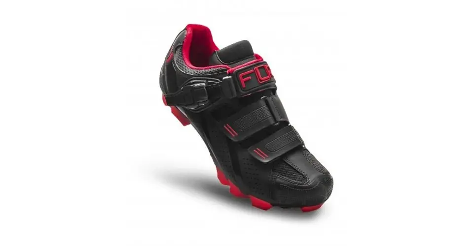 Biztonságos fizetés FLR F-65 III MTB kerékpáros cipő, SPD, fekete-piros, 48-as