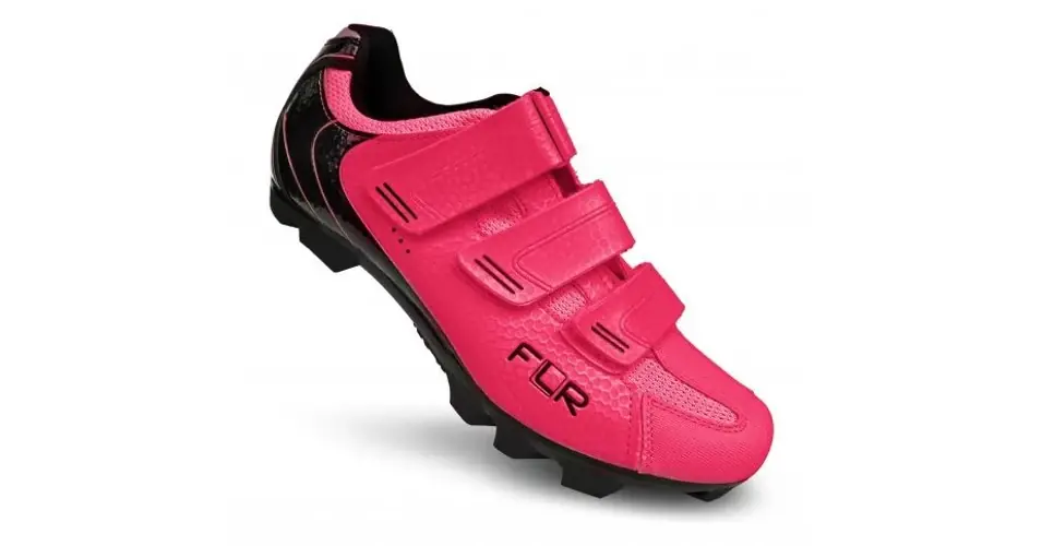 Kedvezmény FLR F-55 III MTB kerékpáros cipő, SPD, rózsaszín, 40-es