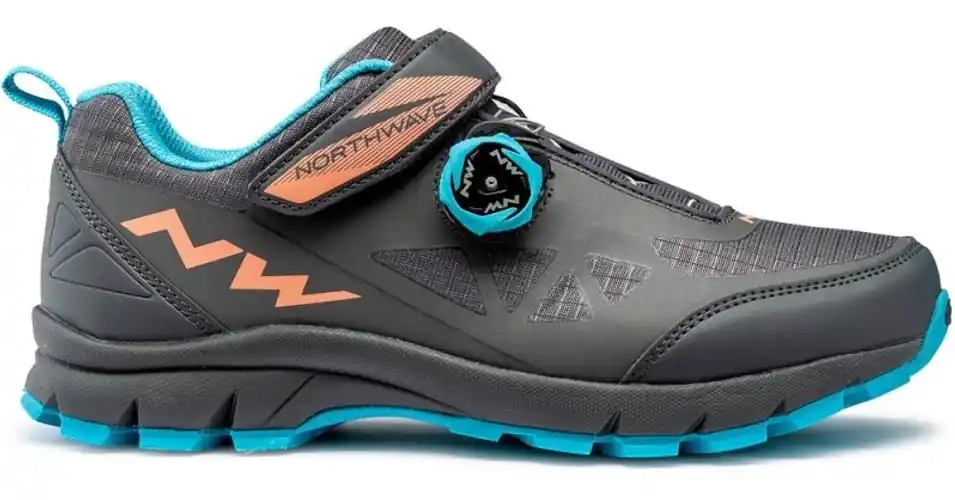 Akciós ár Northwave MTB All Terrain Corsair WMN kerékpáros SPD cipő, szürke-kék, 39-es