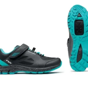 Ajánlat Northwave All Terrain Escape Evo WMN kerékpáros SPD MTB cipő, fekete-türkiz, 40-es