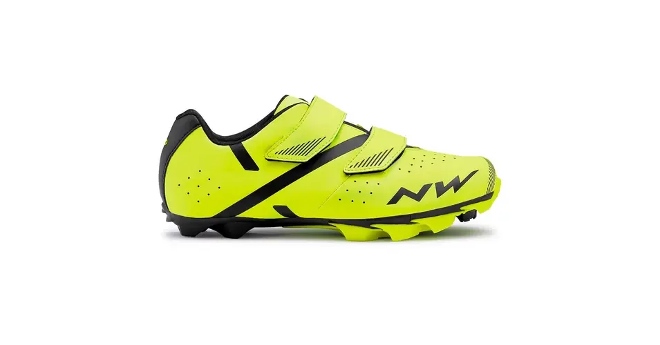 Northwave Spike 2 kerékpáros MTB SPD cipő, neon sárga, 45-ös Szuper akció