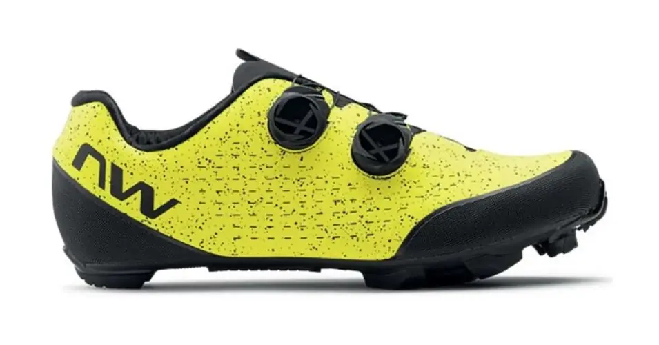 Utolsó esély Northwave MTB Rebel 3 kerékpáros SPD cipő, neon sárga, 43-as