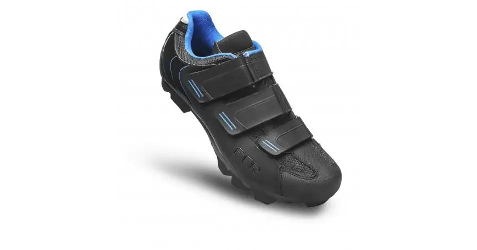FLR F-55 III MTB kerékpáros cipő, SPD, fekete-kék, 36-os Alacsony ár