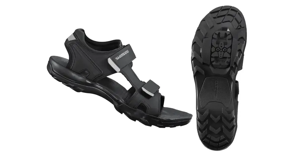 Expressz szállítás Shimano SH-SD501 SPD kerékpáros szandál, fekete, 42-es