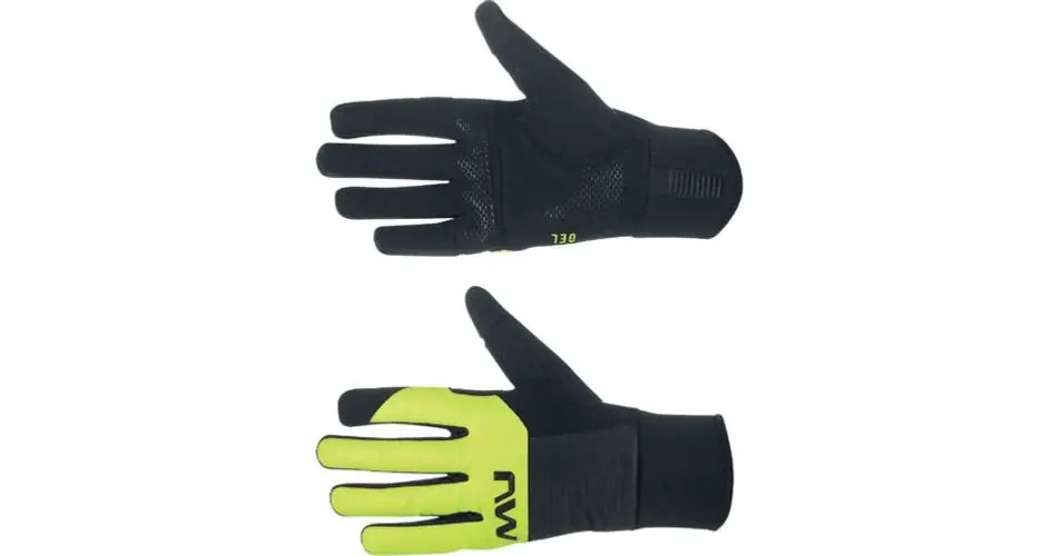 Biztonságos vásárlás Northwave Fast Gel hosszú ujjú téli kesztyű, fekete-sárga, S-es méret