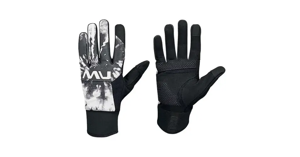 Alacsony ár Northwave Fast Gel Reflex hosszú ujjú téli kesztyű, fekete-fényvisszaverős, M-es méret