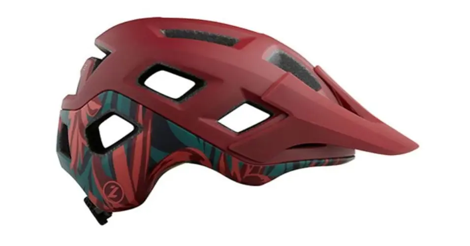 Lazer Coyote MTB bukósisak, unisex, M-es méret (55-59 cm), piros-esőerdő Végkiárusítás