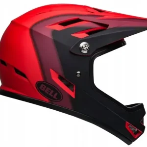 Kiárusítás Bell Sanction fullface bukósisak, unisex, M-es méret (55-57cm), matt piros-fekete