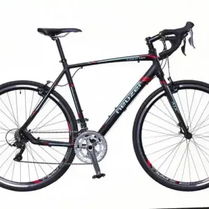Végkiárusítás Neuzer Courier CX 2018 férfi cyclocross kerékpár, 16s, alumínium, 50 cm-es vázméret, matt fekete-türkiz-piros