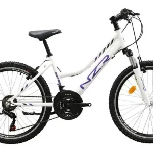 Ajánlat Neuzer Mistral 2022 24-es junior MTB kerékpár, 18s, alumínium, fehér-lila-fekete