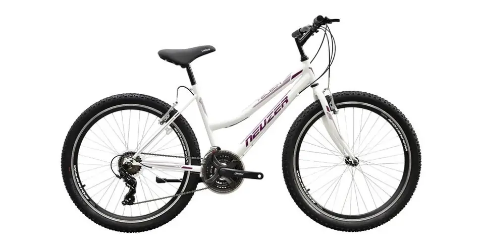 Neuzer Nelson 50 2018 női hobbi MTB kerékpár, acél, 21s, 17-es vázméret, fehér-bíbor-mályva Végkiárusítás